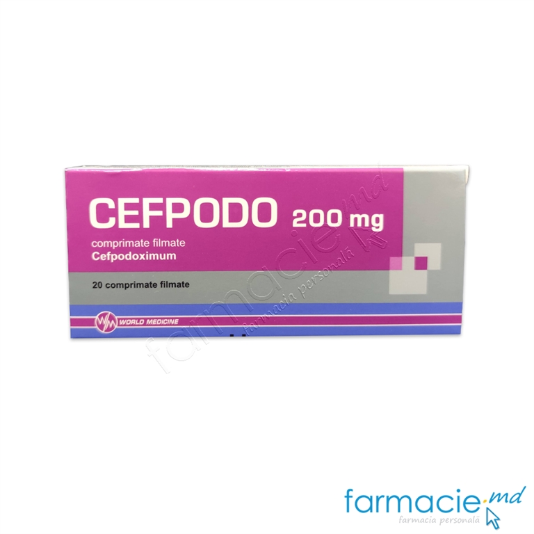Cefpodo comp.film.200mg N10x2 World Medicine