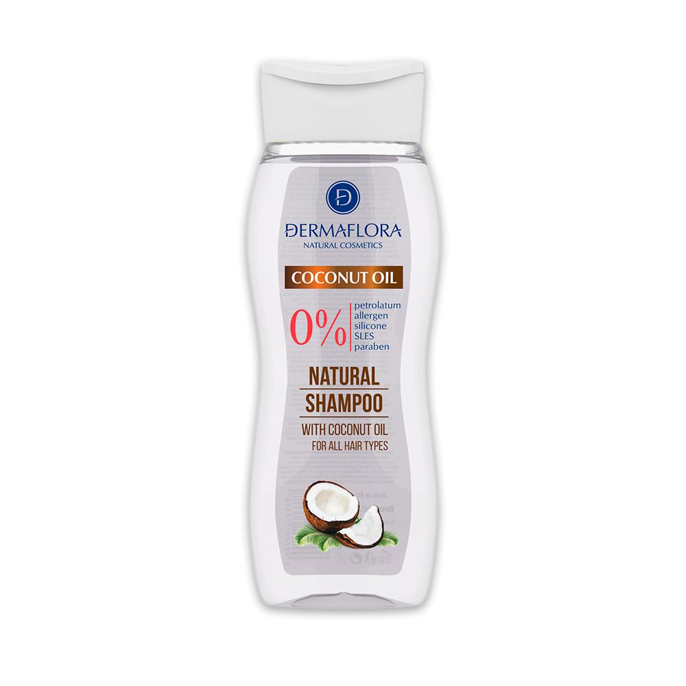 Sampon Dermaflora toate tip par,ulei de cocos 250ml Florin ZRT