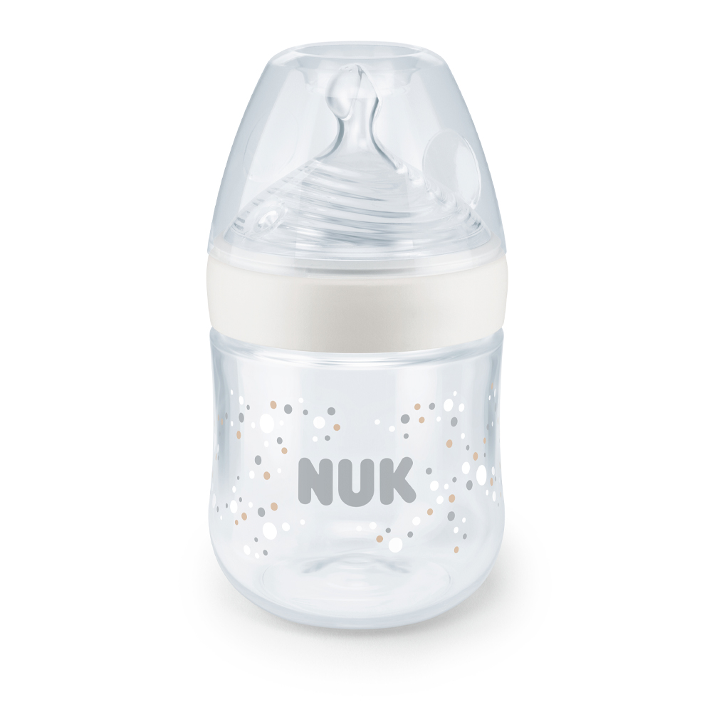 NUK Sticluta Nature Sense sticla 120 ml+tetina silicon 0-6luni (S)