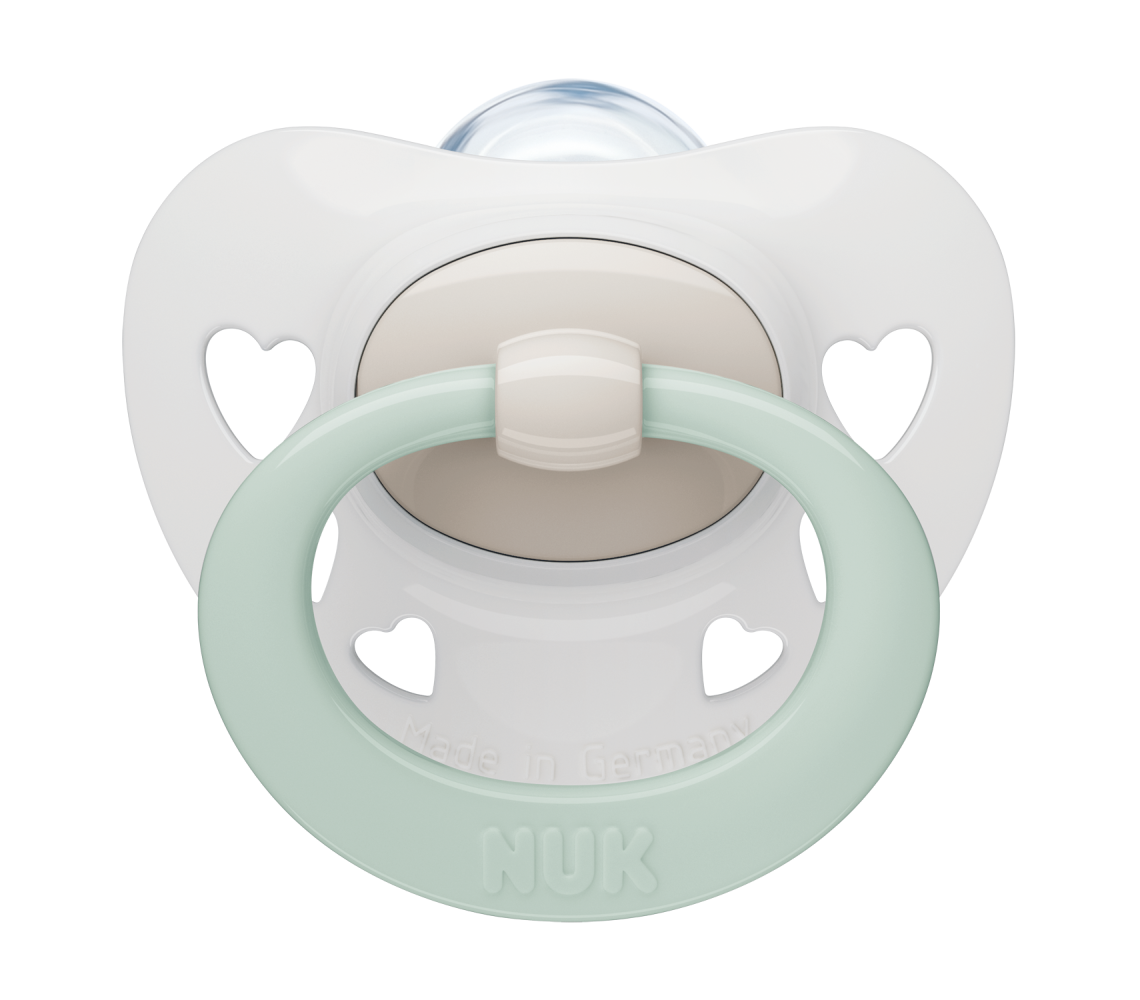 NUK Suzeta silicon Signature 0-6 uni in cutie N2