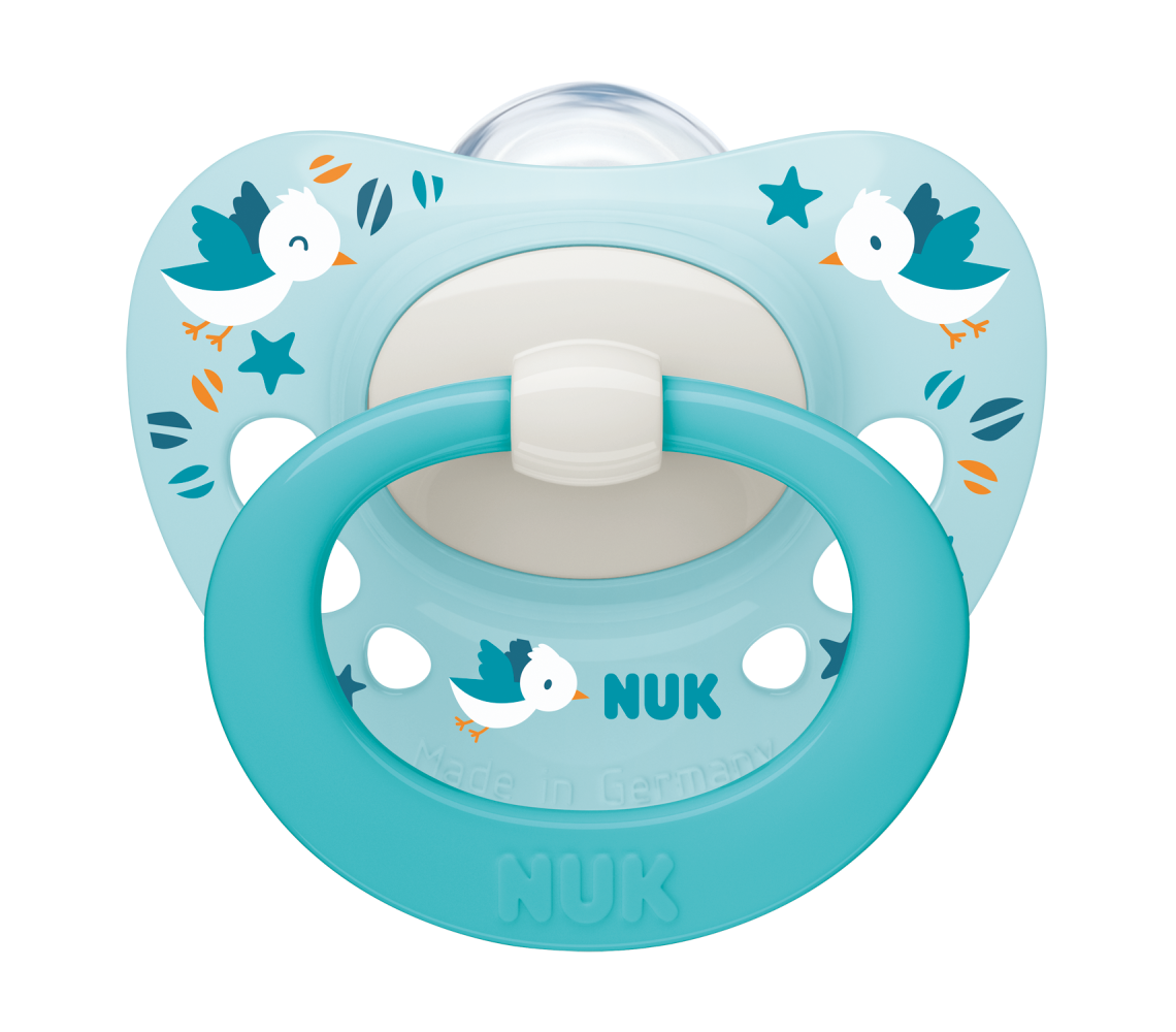 NUK Suzeta silicon Signature 0-6 uni in cutie N2