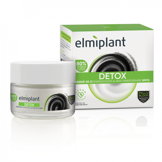 Elmiplant Detox Crema fata Energizanta de zi 25+ 50ml
