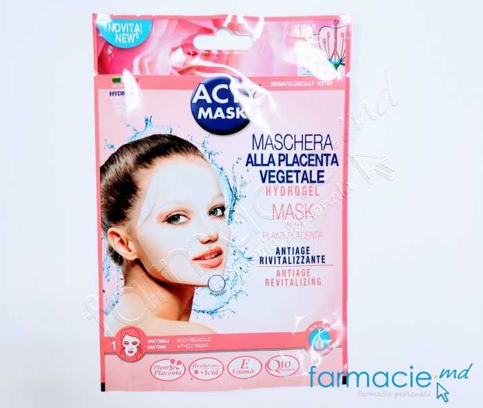 Acty Mask Cryo Masca Anti-age revitalizanta cu Placenta,acid hyaluronic,Q10,Vit.E