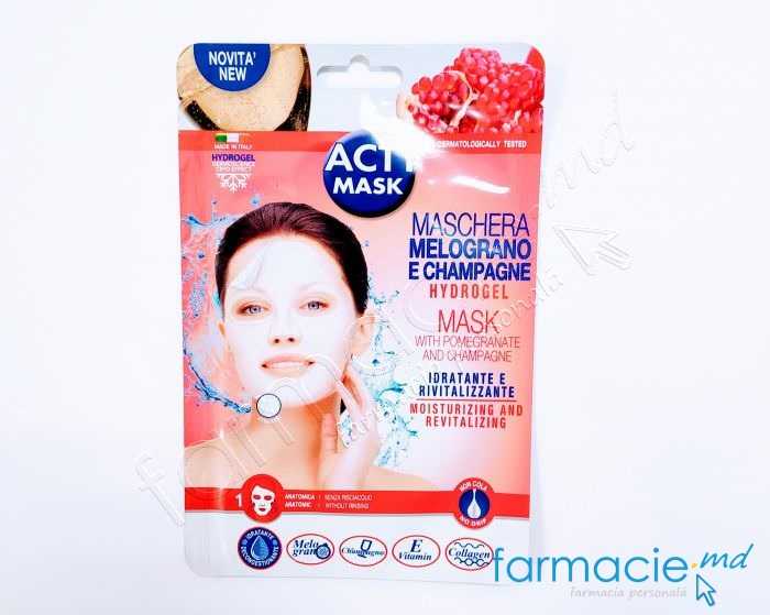 Acty Mask Cryo Masca Hidratanta,revitalizanta cu extr.de Rodii si Champagne,collagen,Vit E