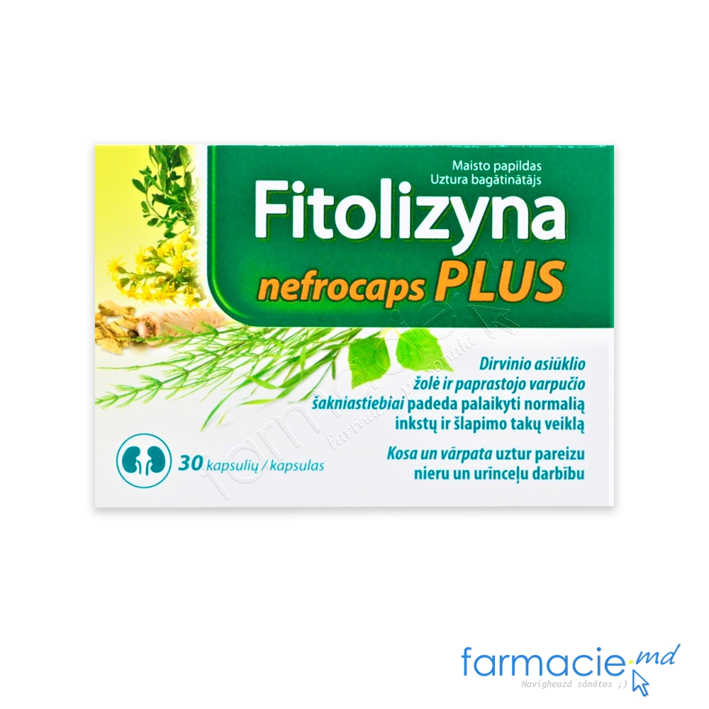 Fitolizyna Nefrocaps Plus caps. N10x3 Polpharma