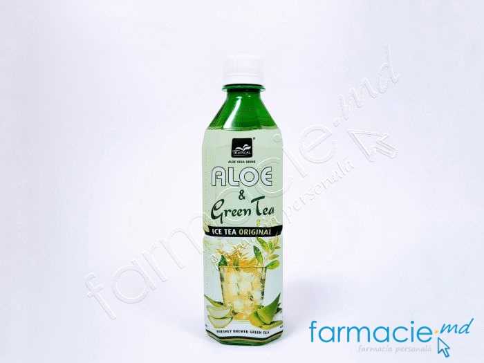 Bautura Aloe Vera negazata (ceai verde) 500ml