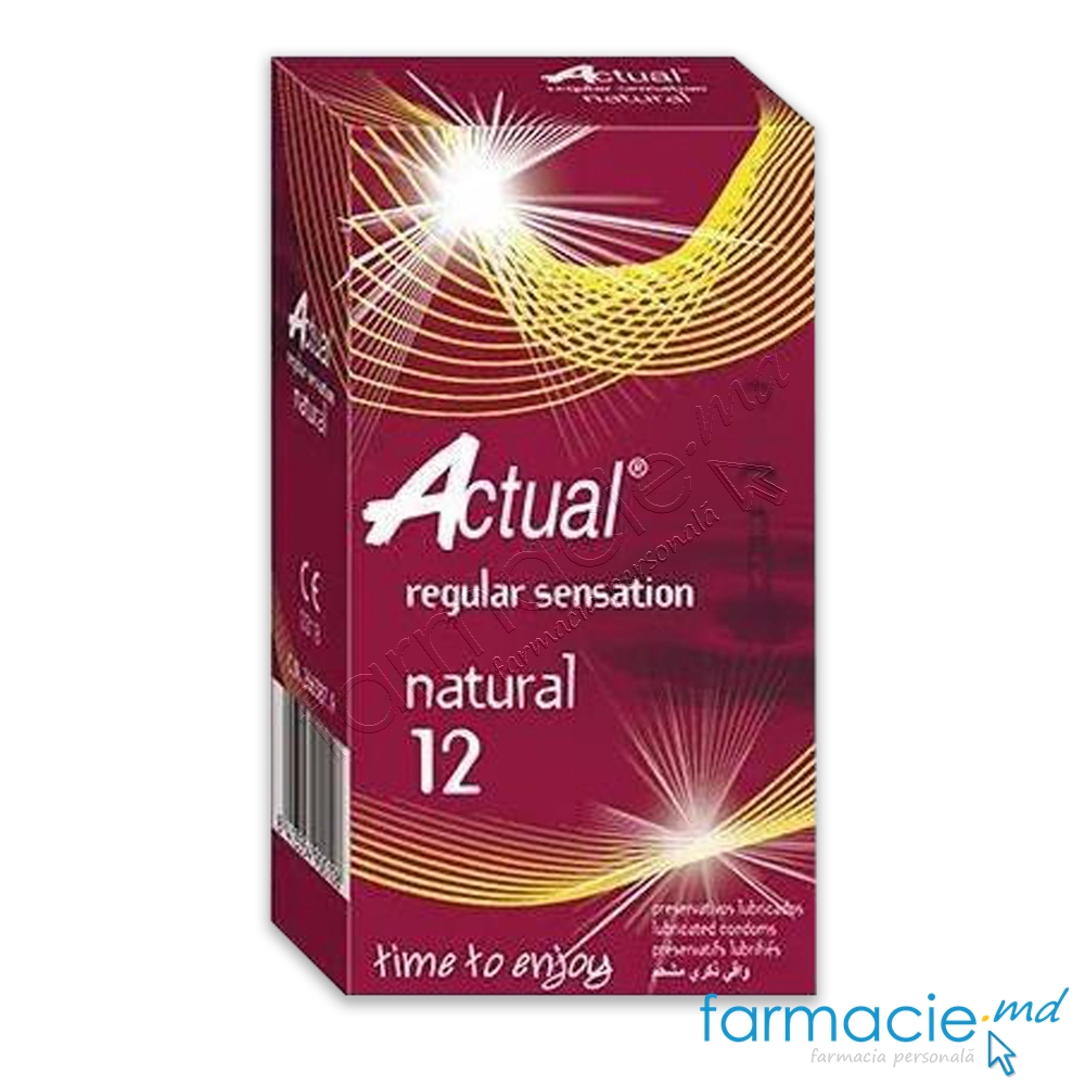 Prezervative Actual N12 Natural (TVA8%)