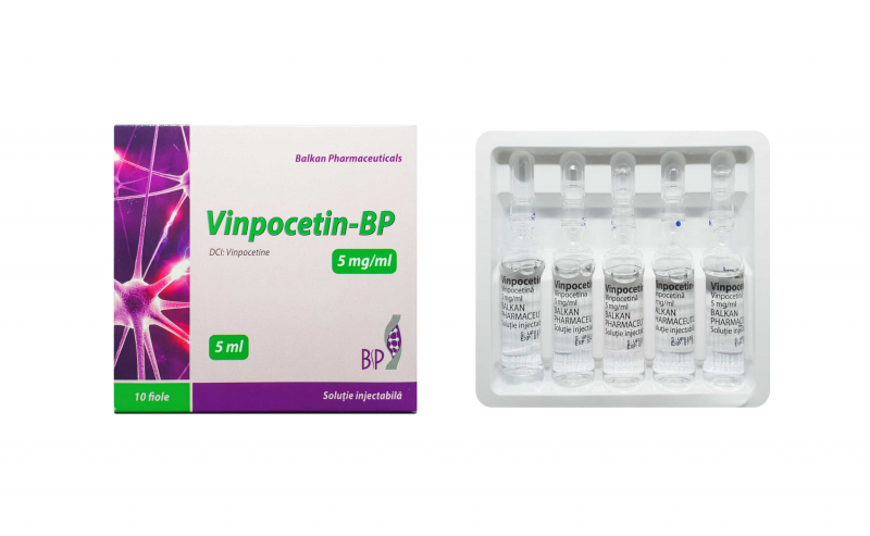 Vinpocetin-BP sol. inj. 5 mg/ml 5 ml N5x2