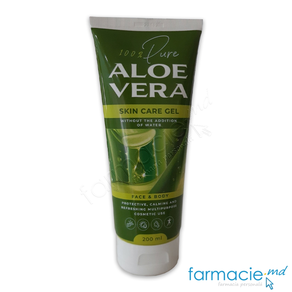 Aloe Vera Pure gel fata and corp 200ml Human Care