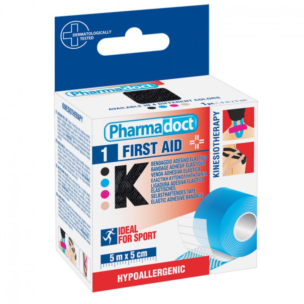 Emplastru-banda Pharma Doct 5mx5cm Kinesiotherapy hipoalergic