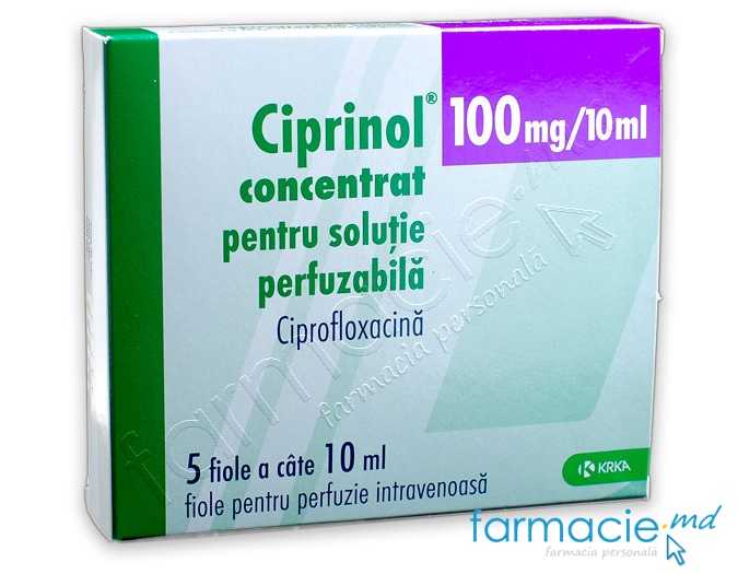 Ciprinol® conc./sol.perf.100mg/10ml N5 KRKA