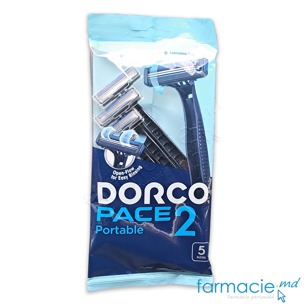 Dorco Pace 2 Razor portabil 2 lame N5 barbati