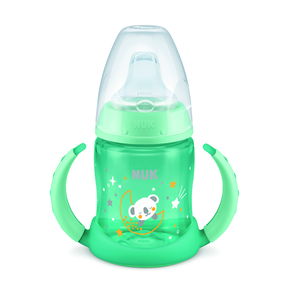 NUK Sticluta de noapte cu minere si adaptor 150ml (6-18luni) FC
