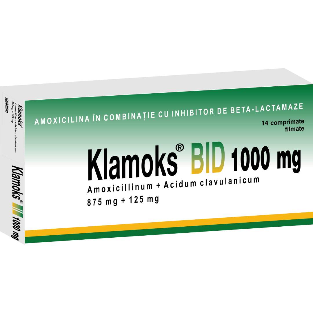 Klamoks® BID 1000mg comp.film.875mg/125mg N7x2 Bilim Ilac