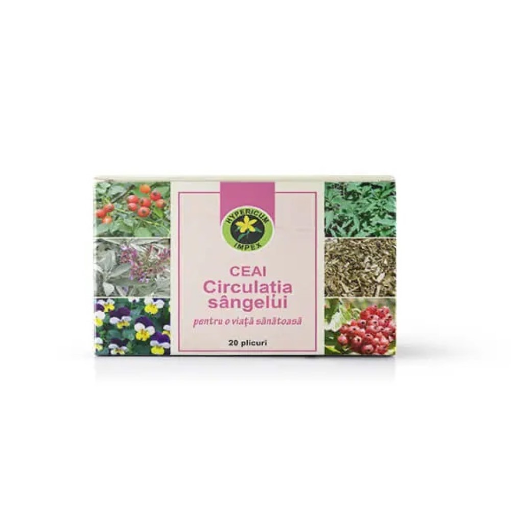 Ceai Hypericum Circulatia sangelui 2g N20