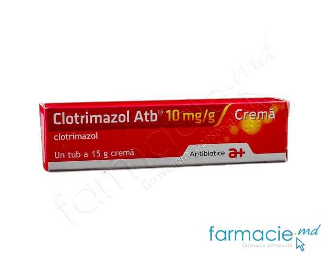 Clotrimazol Atb® 10mg/g crema 15g Antibiotice