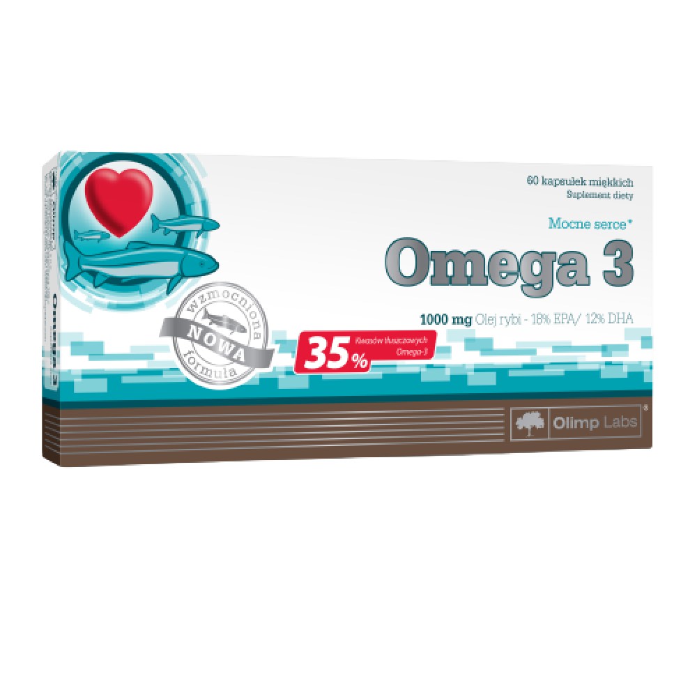 Omega 3 1000mg + Vit.E 5mg caps. N60 Olimp