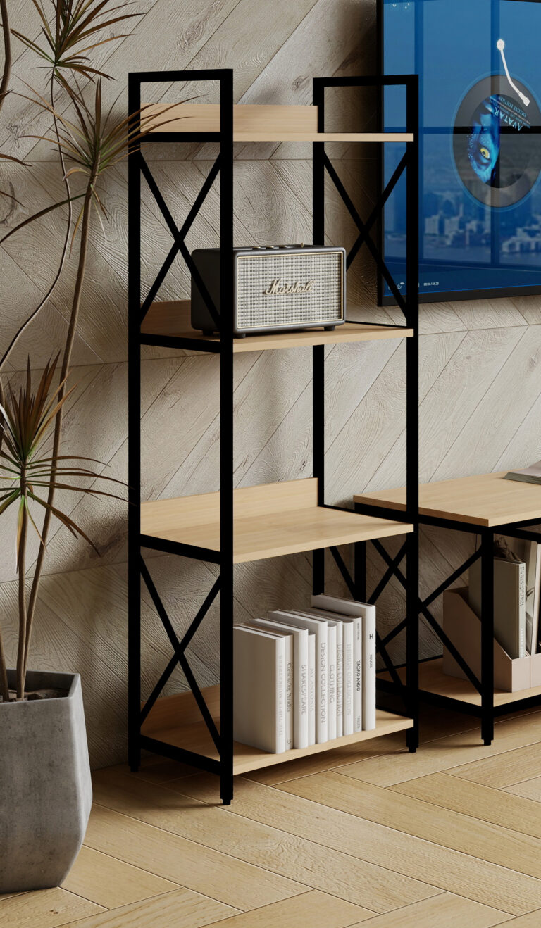 Raft Karl 4 nivele 51x30x137.5H