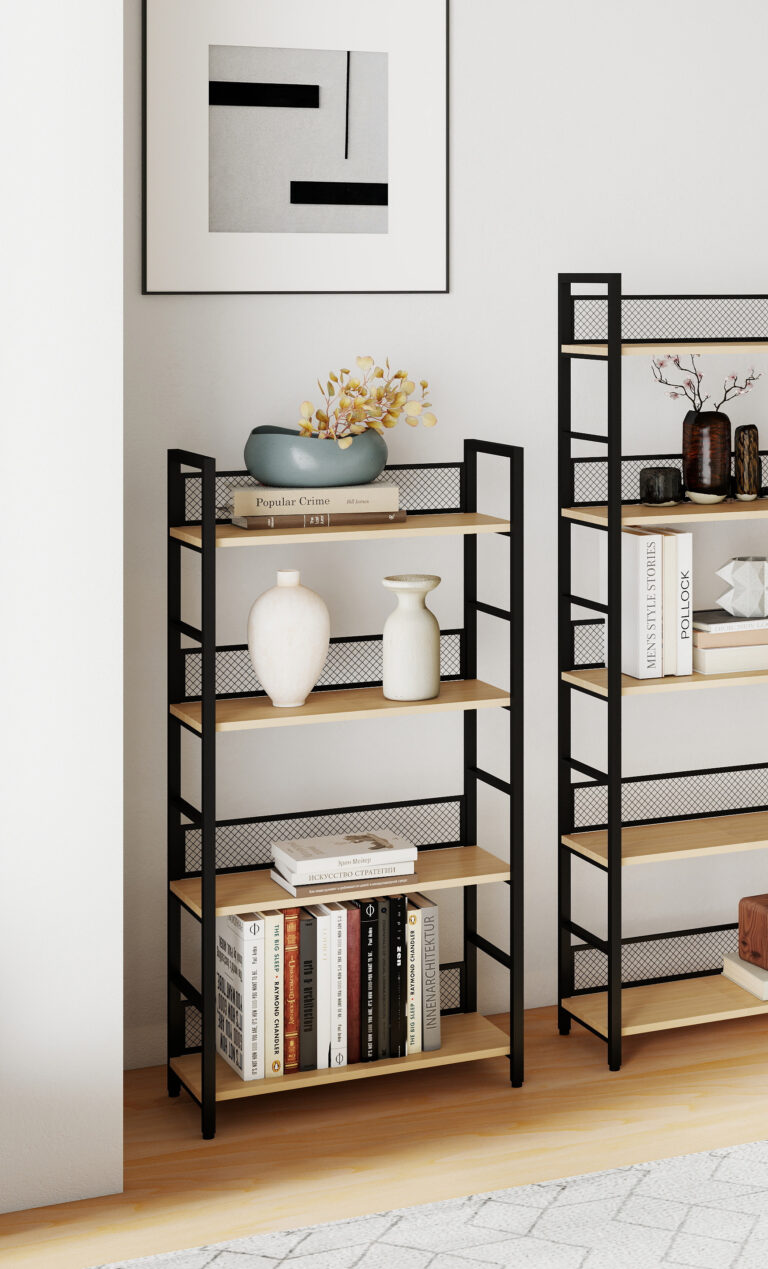 Стеллаж Brick 4 уровня 60×28×121H