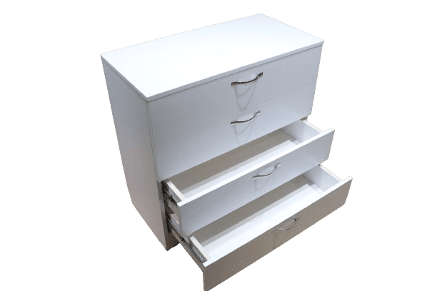 Comodă albă din PAL alb L800 8681SM ME