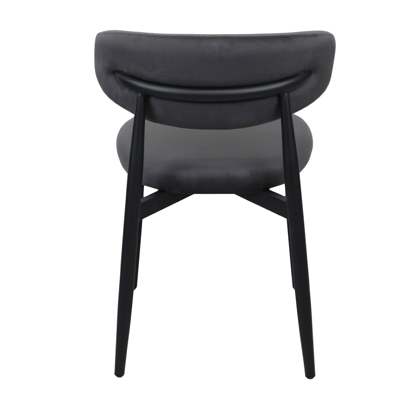 Scaun Meridian Catifea Grey (HLR21) + Black Legs