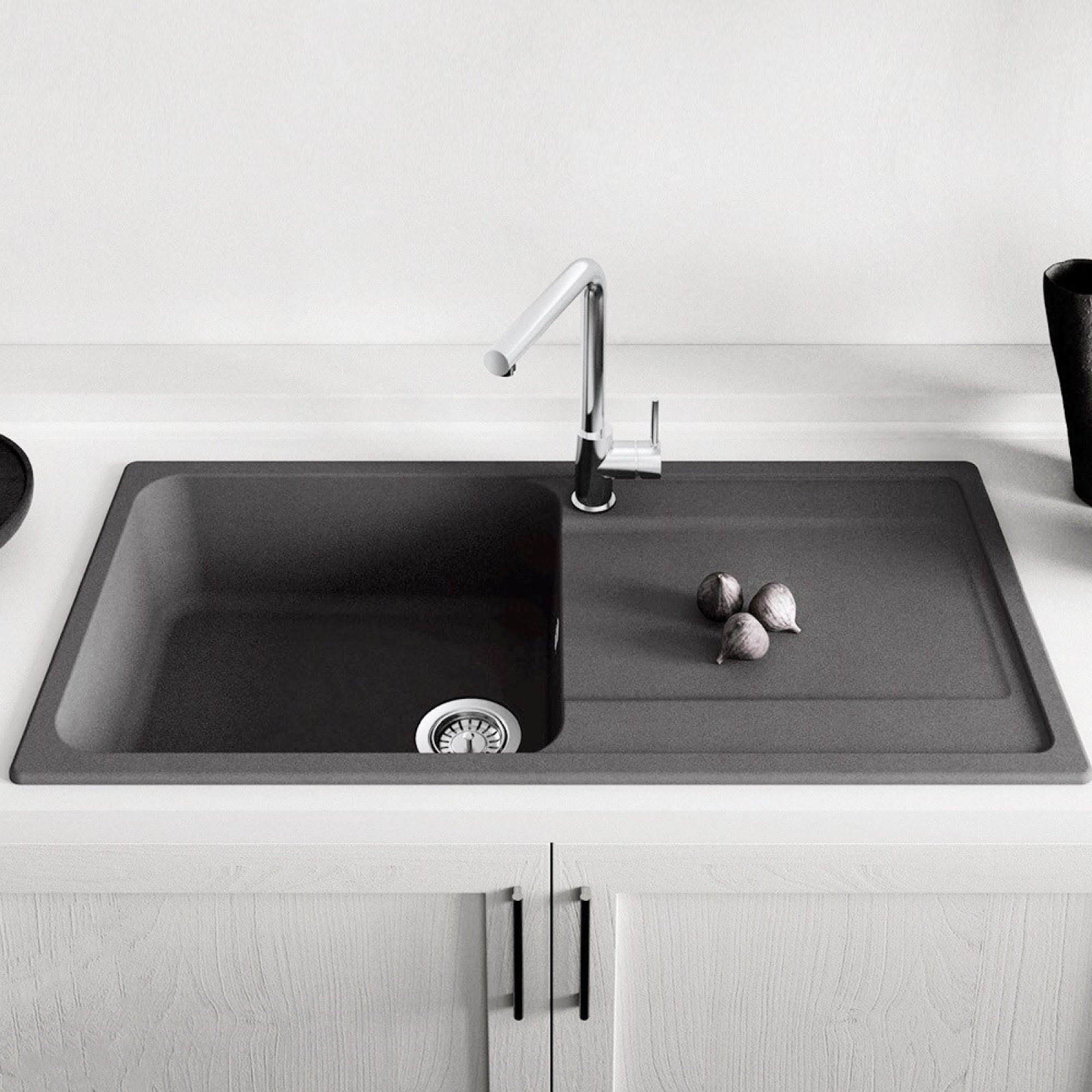 Мойка LIFE410 40 FULL BLACK ELLECI