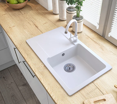 Chiuveta TRENDY WHITE GRANITAN