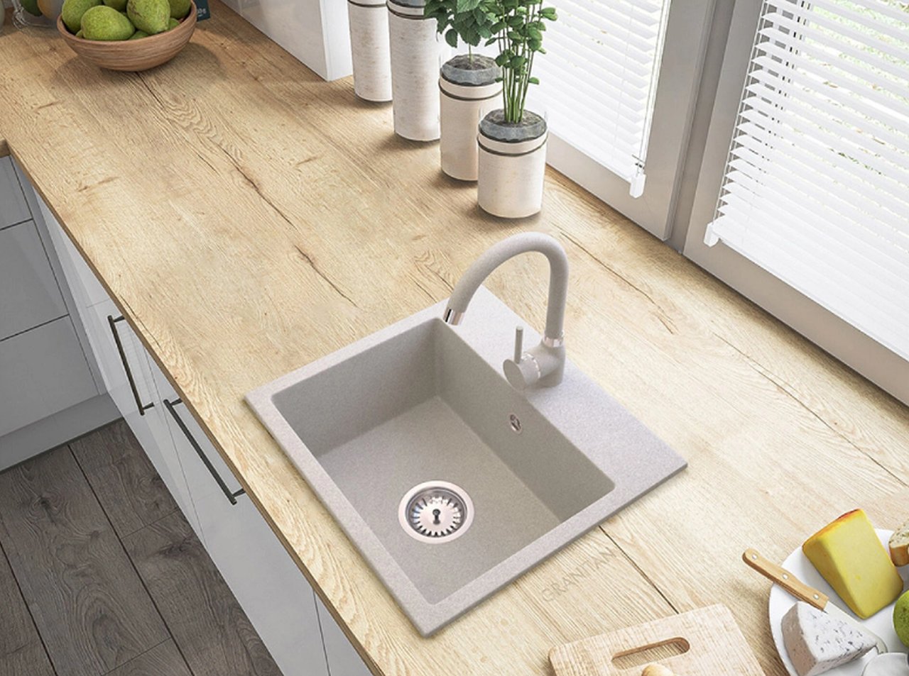 Chiuveta MINI BEIGE GRANITAN