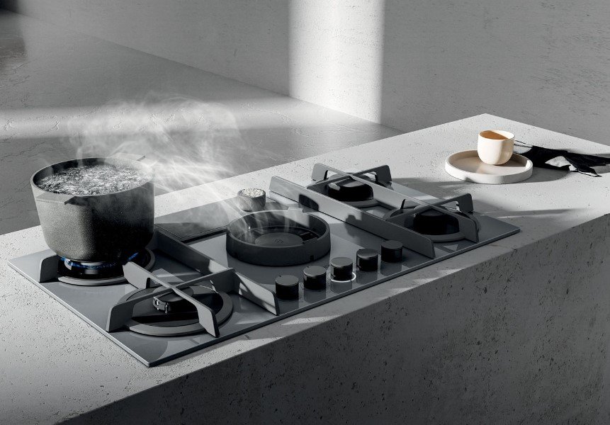 Plită pe gaz NIKOLATESLA FLAME GR/F/88 ELICA