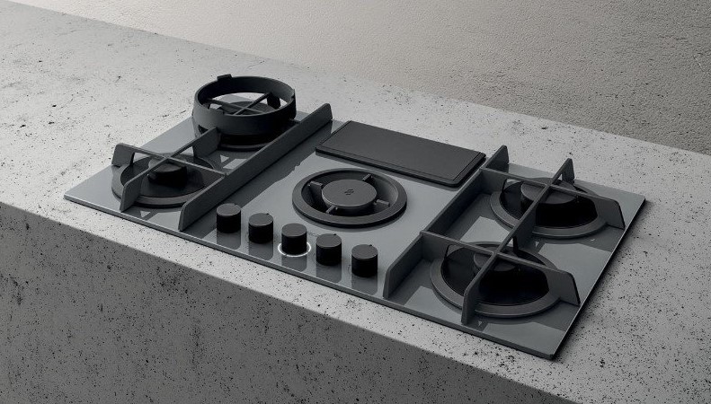 Plită pe gaz NIKOLATESLA FLAME GR/F/88 ELICA