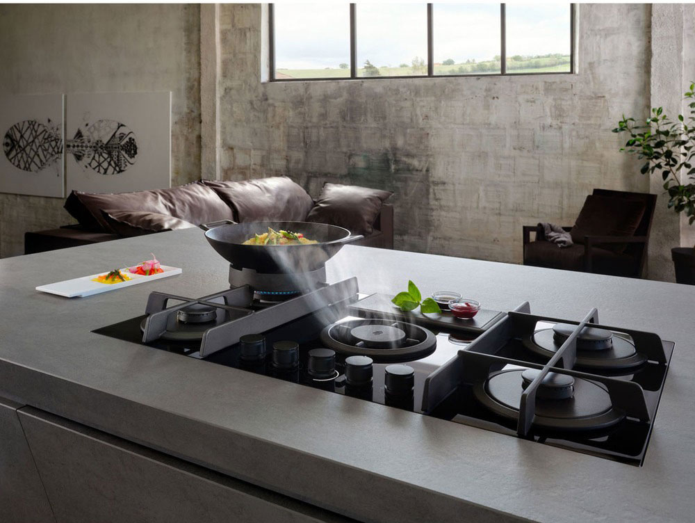 Plită pe gaz NIKOLATESLA FLAME BL/F/88 ELICA