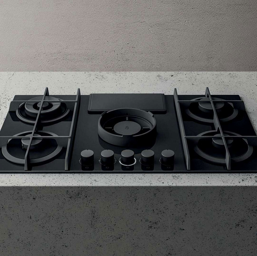 Plită pe gaz NIKOLATESLA FLAME BL/A/88 ELICA