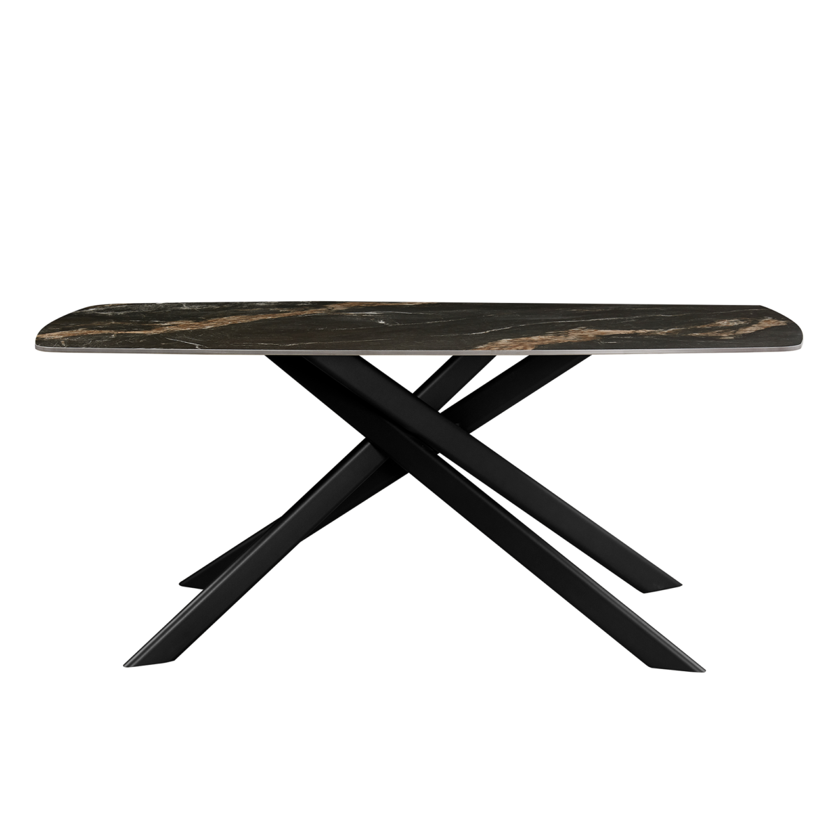 Masa Lunaria 180×90 Black (Black Gold Sand Ceramic) 2