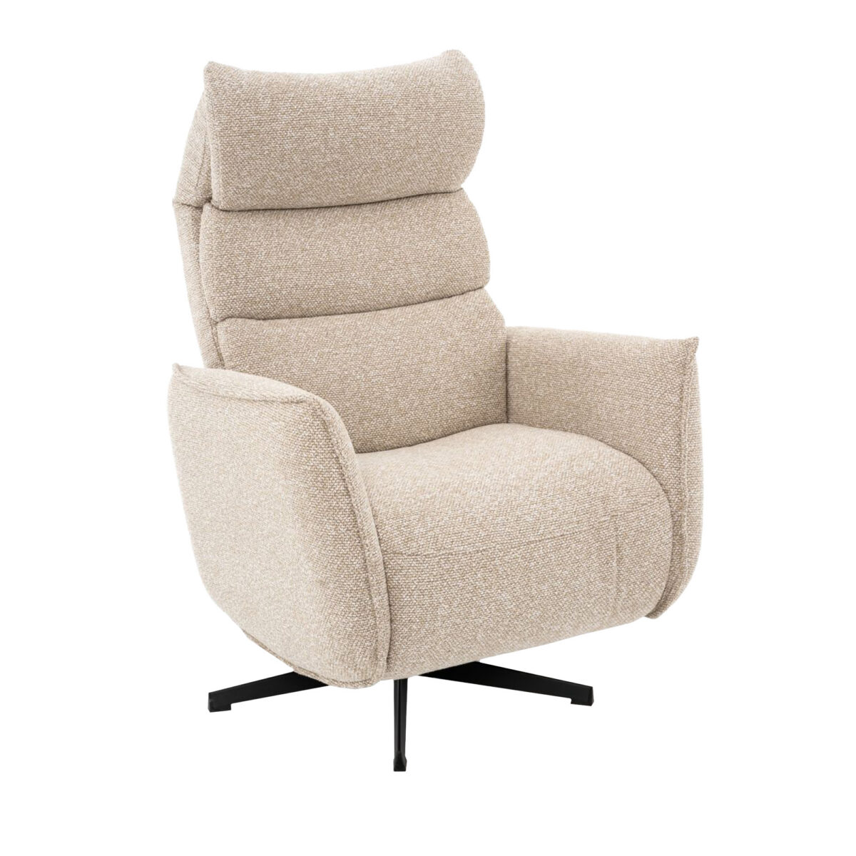 Кресло с реклайнером Mavio ROF-019 Beige (Royal Boucle Natural)