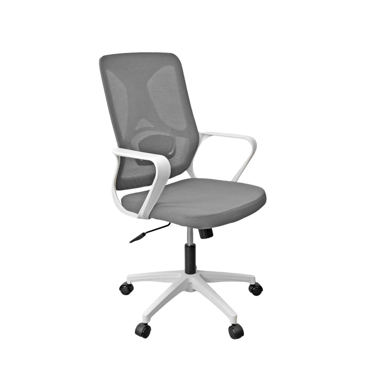 Офисное кресло F-20141 A~Grey Seat+White Frame