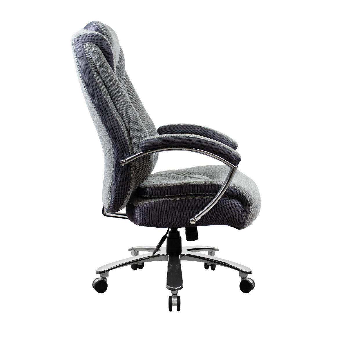 Fotoliu Birou Rico Grey/Crom