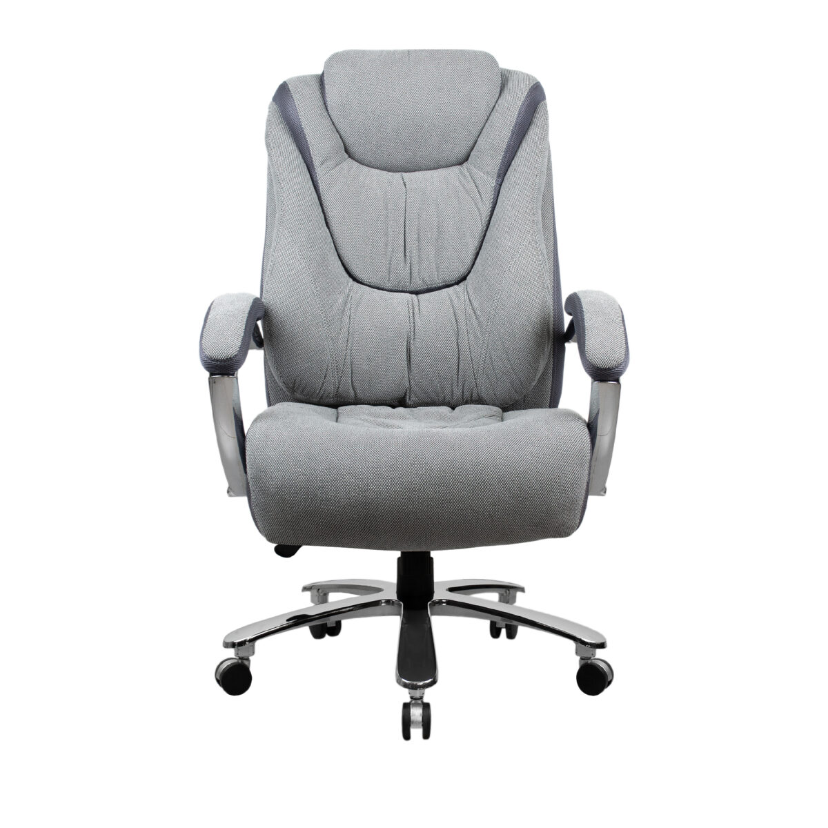 Fotoliu Birou Rico Grey/Crom