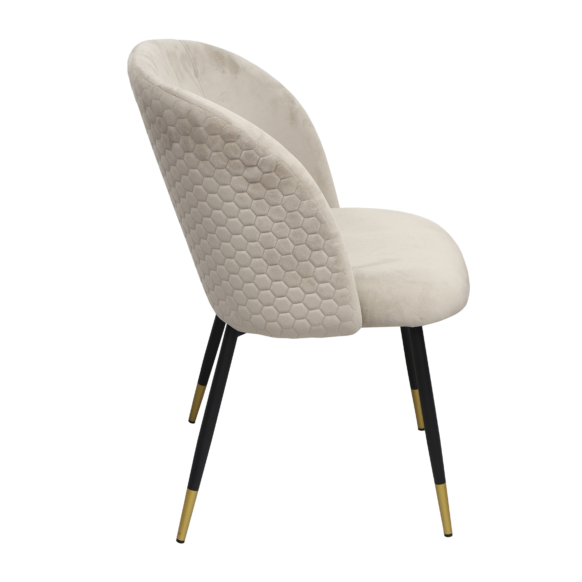 Стул Spectre Beige HLR 7+Black Gold Legs