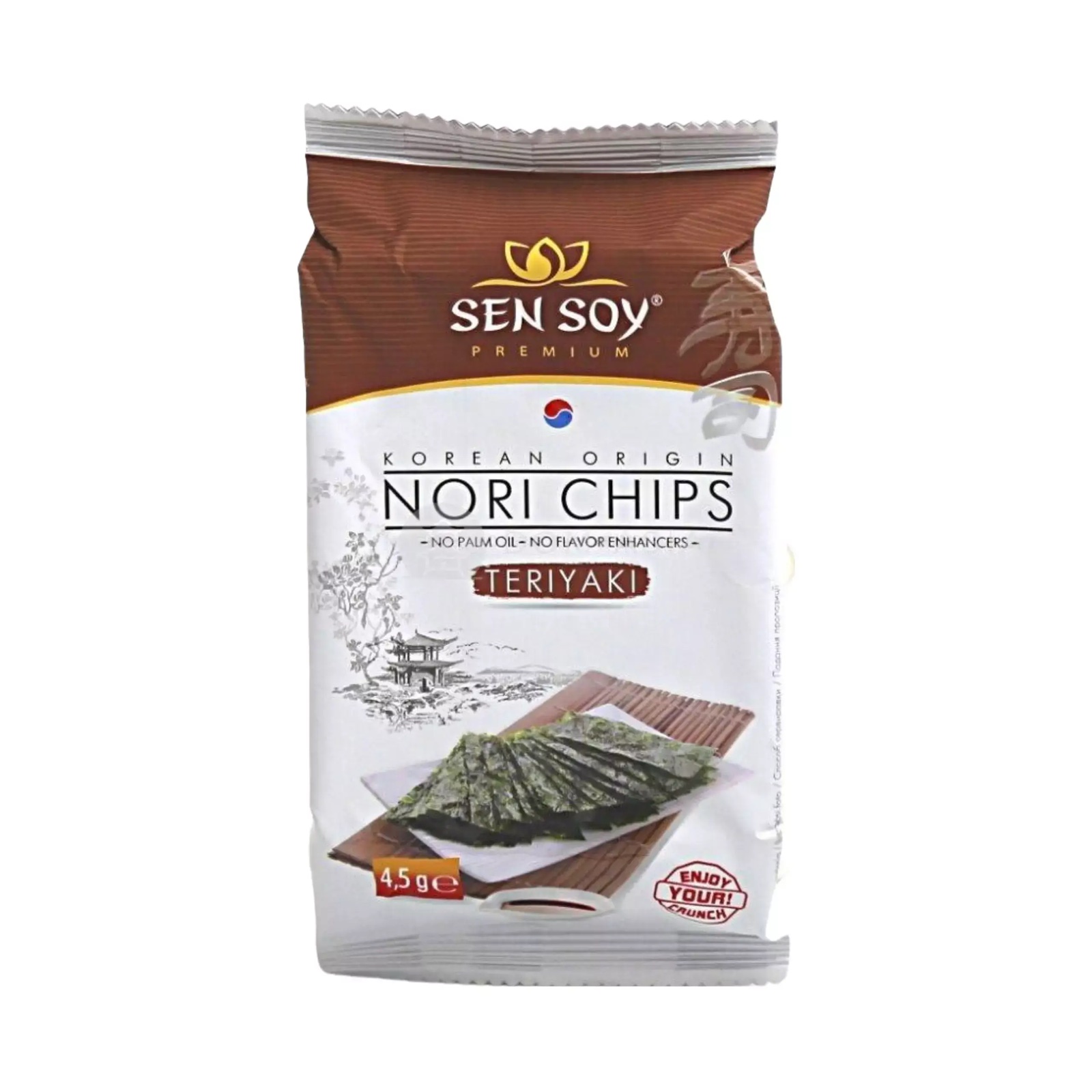 Chipsuri NORI din varza de mare SEN SOY Teriyaki 4.5 g | Alte