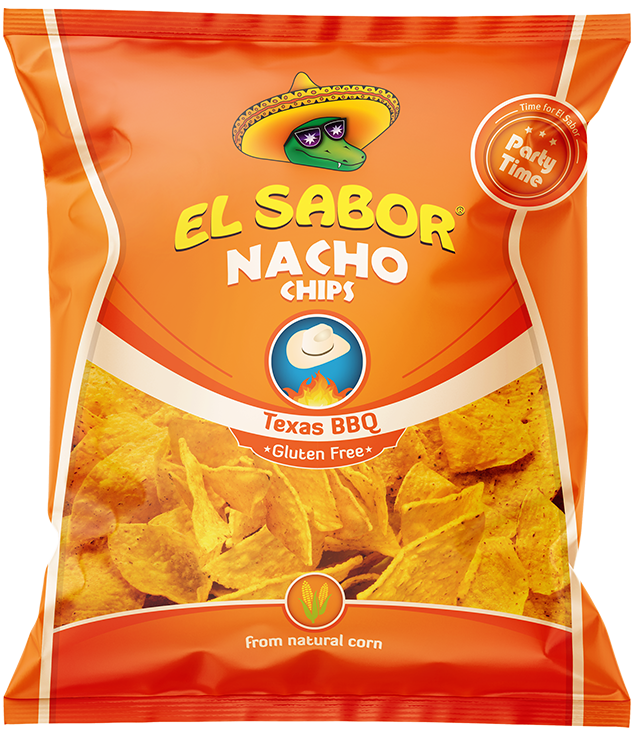 Chipsuri de porumb EL SABOR BBQ 225 g