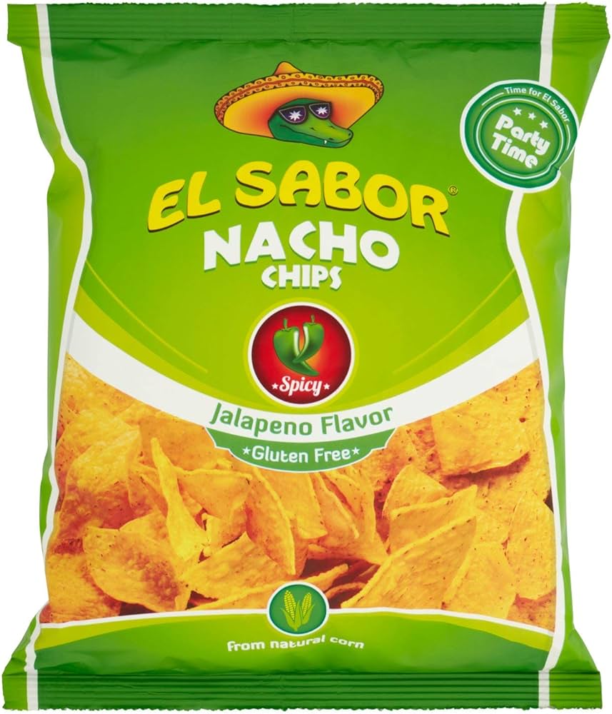 Chipsuri de porumb EL SABOR Jalapeno 225 g