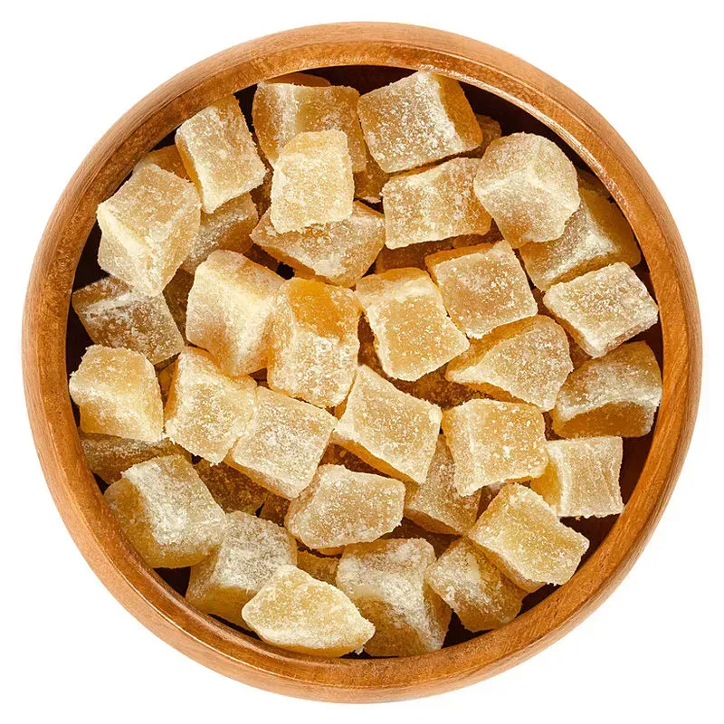 Ghimbir uscat (confiat) cubulețe, 1kg