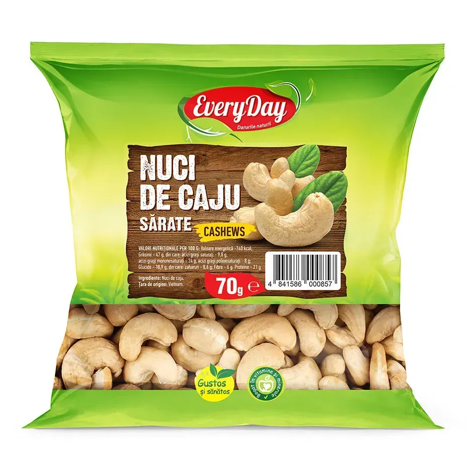 Кешью (жареный, соленый), 70г