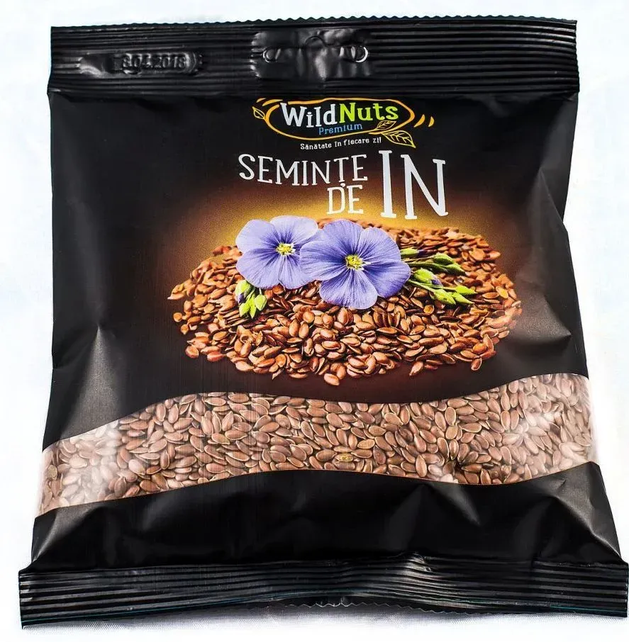 Seminte de in cafeniu "WildNuts" 250g