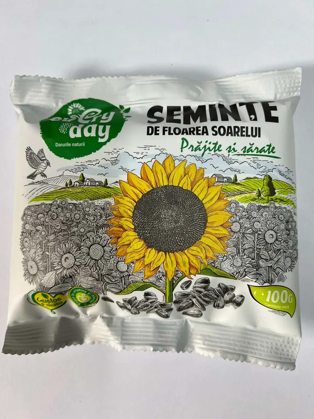 Семена подсолнуха жареные солёные "Everyday" 100г