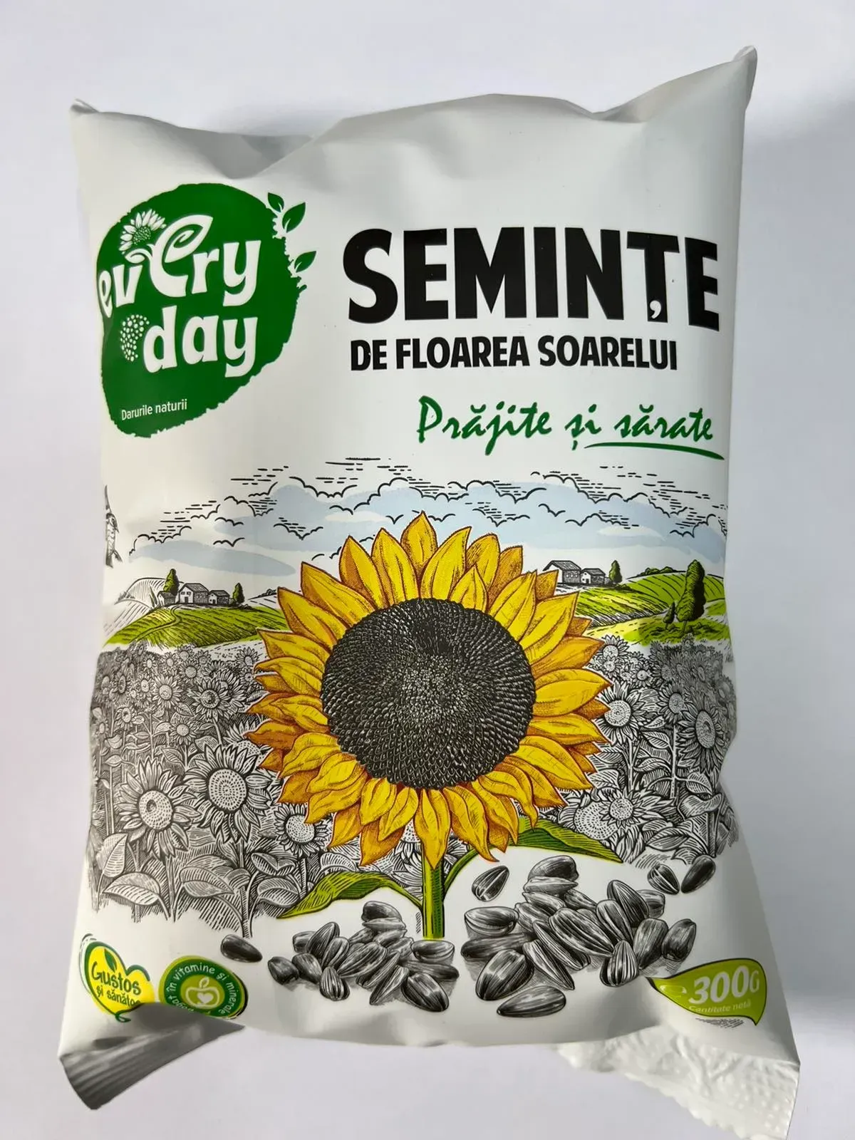 Семена подсолнуха жареные солёные "Everyday" 300г