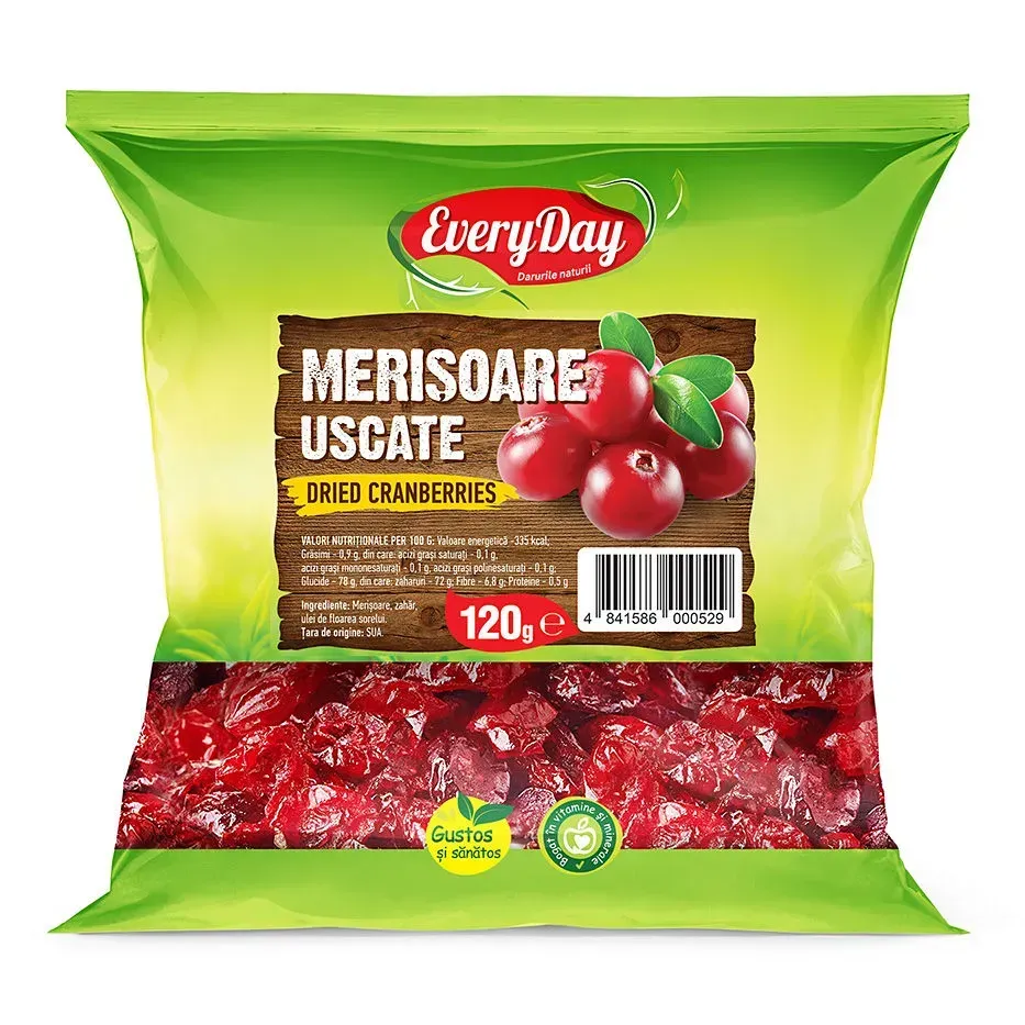 Merișoare (rachițele) uscate, 120g