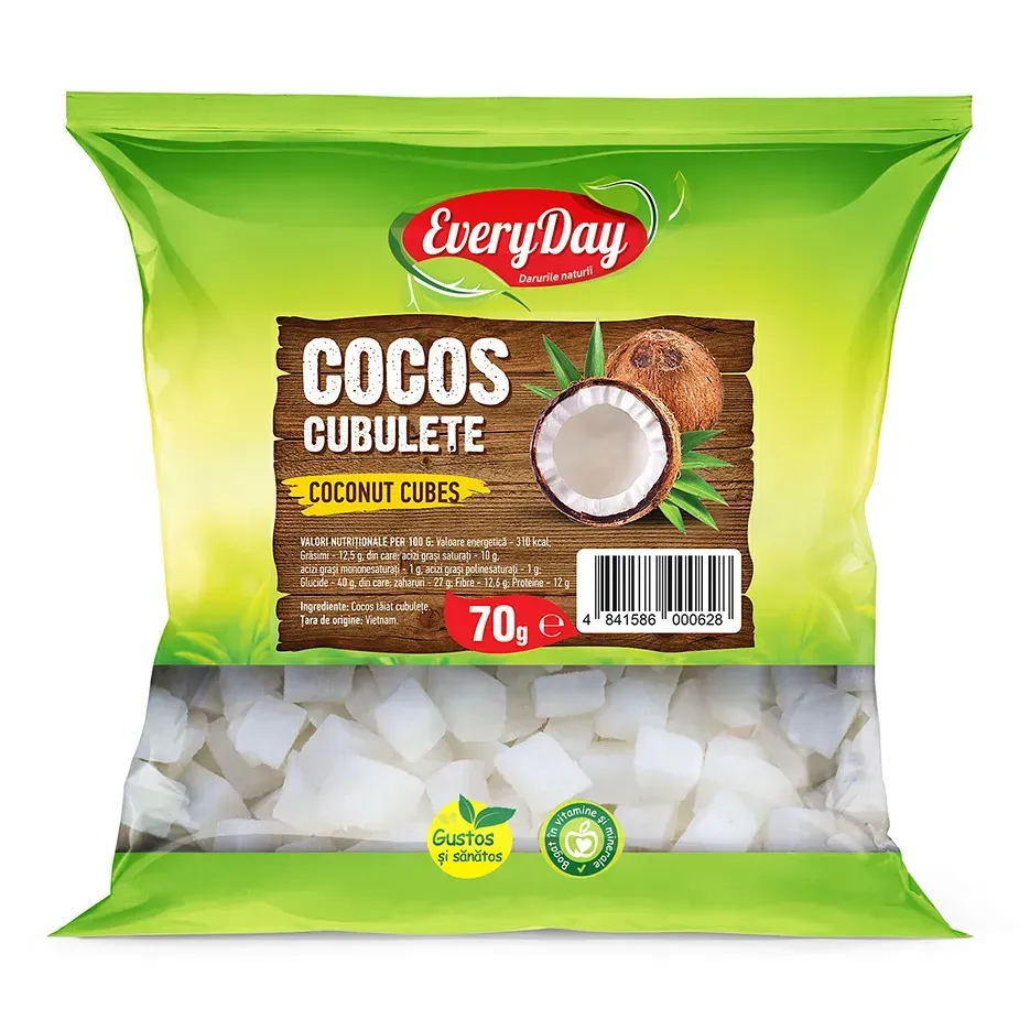Cocos uscat dices, Soft "Everyday" 70g