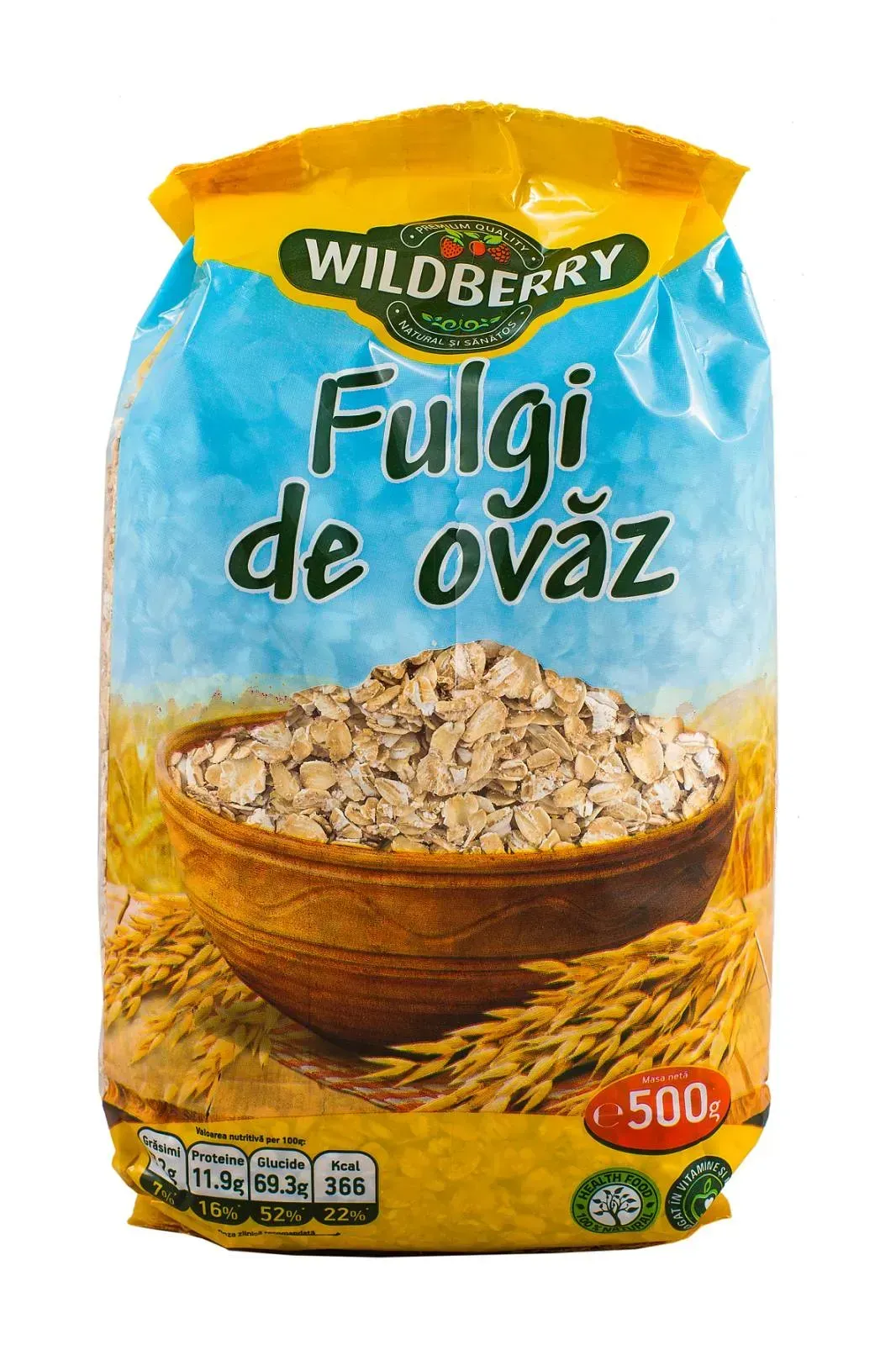 Хлопья овсяные "WildBerry" 500г