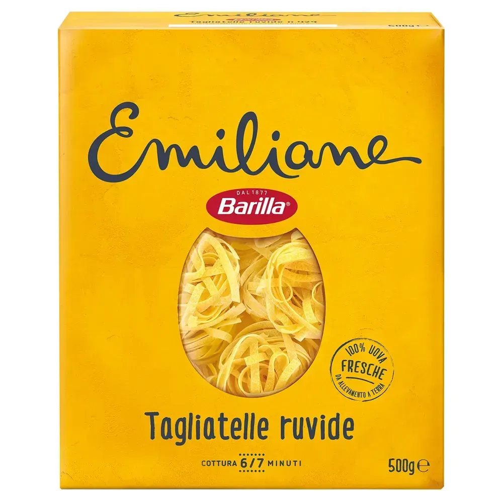 Лапша с яйцом Barilla N°229 Emiliane Taglierini all'uovo, 500г
